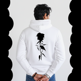 Black Rose Silhouette Hoodie