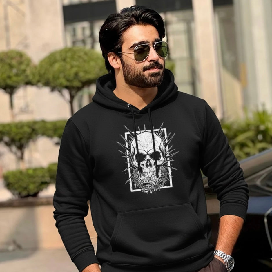 Urban Skull Streetwear Hoodie