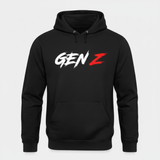 Black GEN Z hoodie front - square