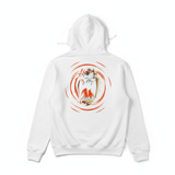 White Taz spinning hoodie back - square